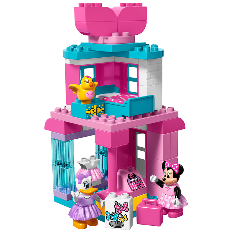 LEGO乐高 Duplo得宝系列 米妮的蝴蝶结精品店10844 2-5岁 塑料玩具 50-100块