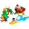 LEGO乐高 Duplo得宝系列 圣诞老人的寒假10837 玩具 2-5岁 50块以下塑料 玩具