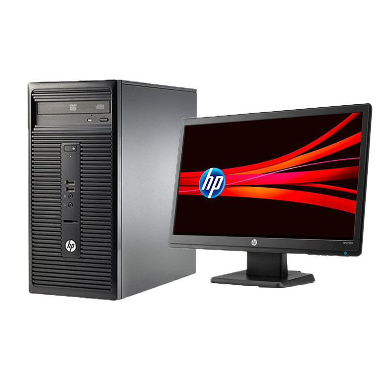 惠普(hp)288 Pro G2 MT 台式商用电脑整机(I5-6500 4G 1TB win7专业版21.5 黑色)