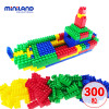 miniland 儿童益智玩具 立体拼插大颗粒积木玩具 32315大颗粒积木300块盒装