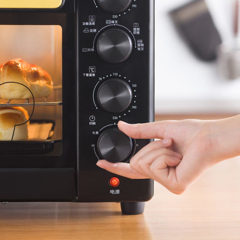 小熊(Bear)电烤箱 DKX-C32U5 32L大容量 高难度烘烤 均衡上下独控 长定时旋转烤叉 家庭烘焙机图片