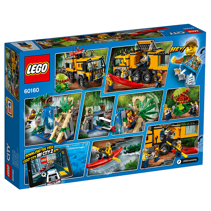 LEGO乐高 City城市系列 丛林移动实验室60160