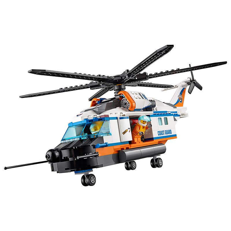 LEGO乐高 City城市系列 重型救援直升机60166 塑料玩具 3岁以上 200块以上图片