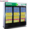 乐创(lecon)冷藏展示柜冰柜三门商用冰箱饮料柜冷柜直冷