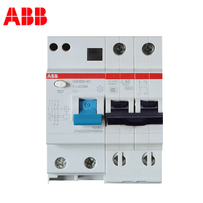 ABB 断路器 漏电保护器 GSH200系列 漏电开关 2P 63A
