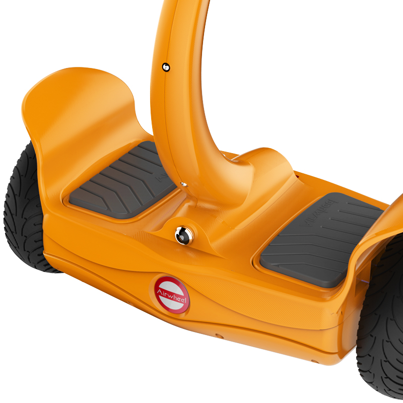 Airwheel爱尔威S8mini(橙色) 智能双轮电动平衡车 成人站坐两用代步车思维车高清大图