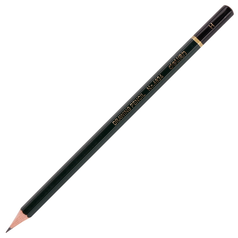 得力(deli)6834-H绘图素描铅笔(12支/盒 2盒)美术写生绘画铅笔 素描铅笔绘图绘画铅笔 学生用手绘画笔 书