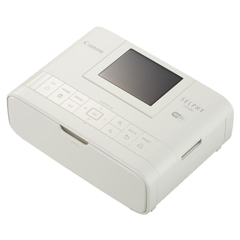 佳能(Canon) CP1300 炫飞照片打印机(白色)数码打印机相机 CCD传感器 3.2英寸显示屏 锂电池高清大图