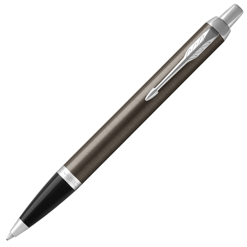 派克(PARKER)新品IM金属灰白夹原子笔