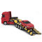 星辉(Rastar)奔驰遥控车拖车玩具电动无线遥控可充电卡车工程车套装 男孩玩具 74940红色 8岁以上