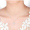 [直营]Lily Charmed英国设计师品牌银色拼图块女士项链 欧美风格送恋人 吊坠锁骨链 925银