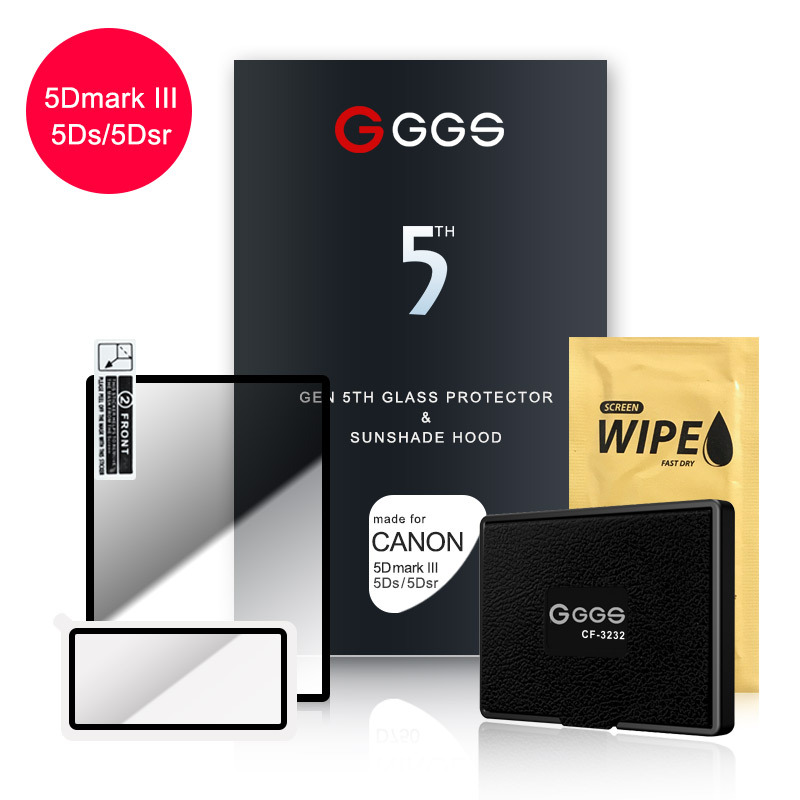 金钢(GGS) 五代单反相机膜钢化膜适用佳能5D3/5DS/5DSR金刚屏5代