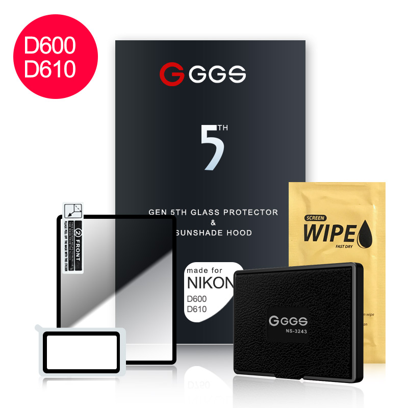 金钢(GGS) 五代单反相机膜钢化膜适用尼康D600/D610金刚屏5代