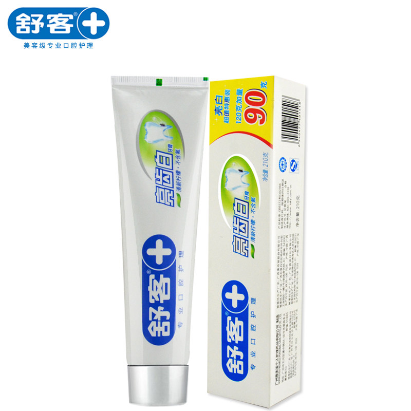 舒客 专业清新牙膏(劲爽薄荷) 210克 (只)