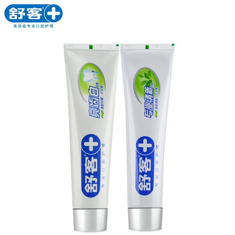 舒客 专业清新牙膏(劲爽薄荷) 210克 (只)