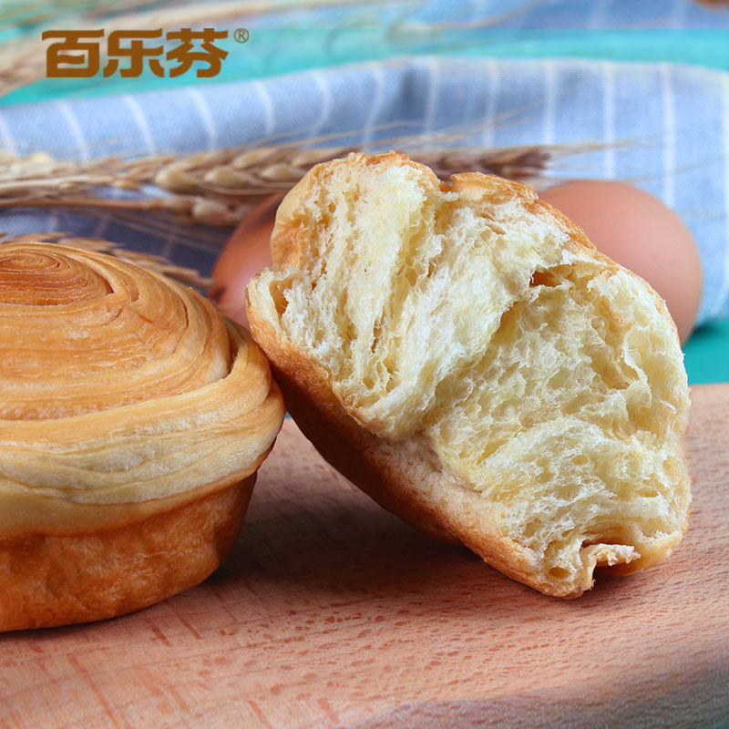 百乐芬 层撕恋 饼干糕点 零食面包 1kg/整箱装 原味手撕面包