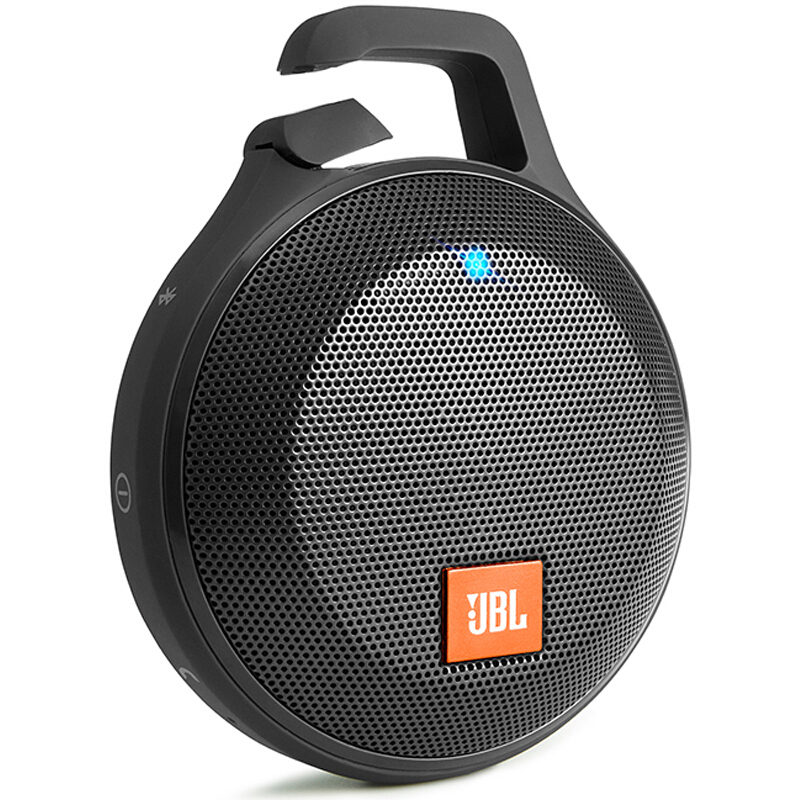 JBL Clip+ 音乐盒升级防水版 蓝牙 便携音箱 音响 户外迷你小音响 音箱 防水设计 高保真无噪声通话 黑
