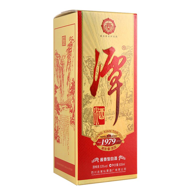 潭酒 1979 53度 酱香白酒 500ml*6 整箱装高清大图