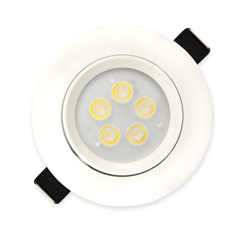 西蒙(simon)灯具照明 led 天花灯射灯客厅吊顶简约现代暖光牛眼灯4w 3