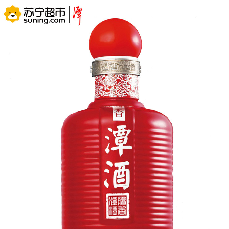 潭酒 酱香潭酒 53度 酱香型白酒 100ml 单瓶装高清大图