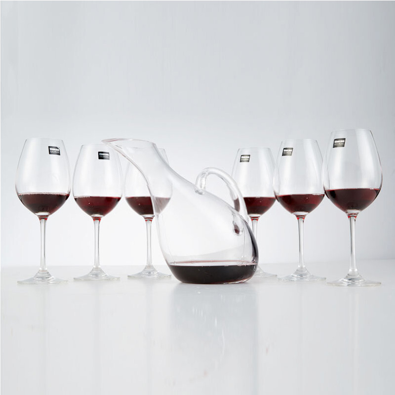 Vinocave醒酒器 无铅水晶红酒醒酒器 葡萄酒分酒器 红酒醒酒器 天鹅醒酒器