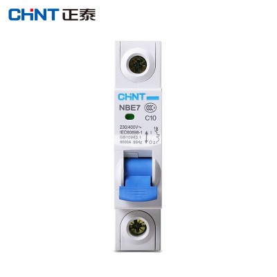 正泰CHNT空气开关 家用小型断路器NBE7 1P 10A