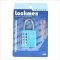 赛拓(SANTO) 0416 4码密码锁(颜色随机)安全锁 锁具 小锁 行李箱锁铜锁芯