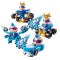 猪猪侠之超星锁超星萌宠超级变形卡丁车套装两只装（超人强+波比）YS8651B 儿童动漫玩具