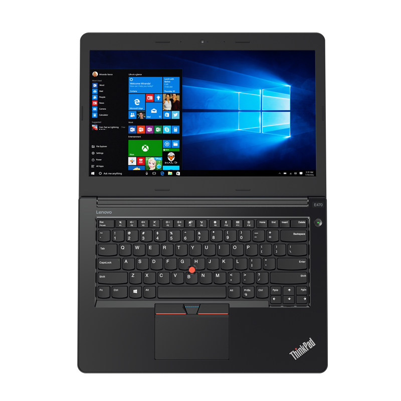 联想ThinkPad E470-79CD 14英寸商务办公笔记本电脑( i3-6006U 4G 256G固态盘 独显)