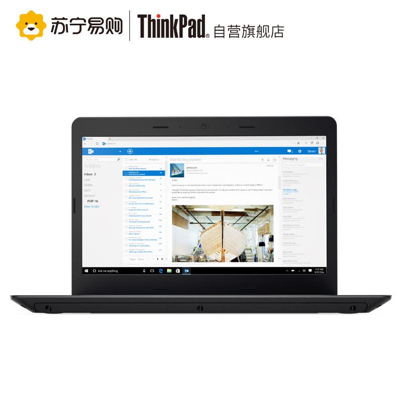 联想ThinkPad E470-33CD 14英寸商务办公笔记本电脑( i3-6006U 8G 256G固态盘 独显)图片