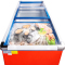 五洲伯乐(WUZHOUBOLE)SR/SF2850 2.85米岛柜 商用冷藏冷冻展示柜 卧式冷柜海鲜柜 超市速冻肉食冰柜