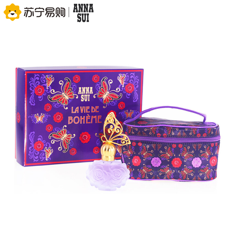 Anna Sui安娜苏波西米亚女士淡香水30ml化妆包礼盒