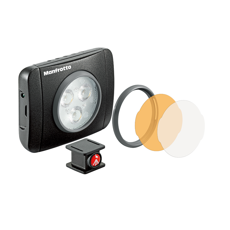 曼富图(MANFROTTO) MLUMIEPL-BK LUMIEMUSE3 流明灯 3珠 LED 灯