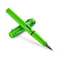 凌美(LAMY) Safari狩猎者系列钢笔墨水笔商务办公用笔 苹果绿EF尖