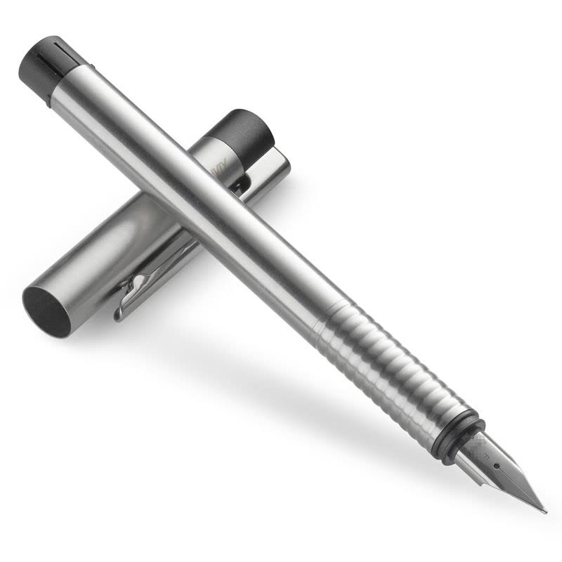 凌美(LAMY) 凌美钢笔Logo连环05不锈钢 钢笔/墨水笔商务办公用笔EF尖图片