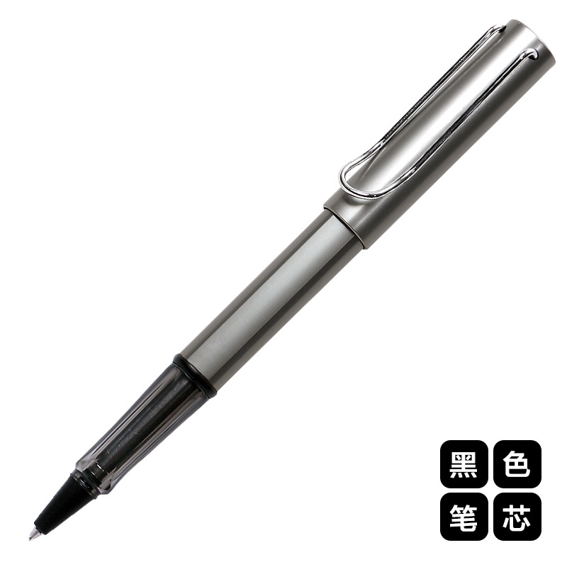 凌美（LAMY）Al-star恒星系列宝珠笔签字笔金属灰色高清大图