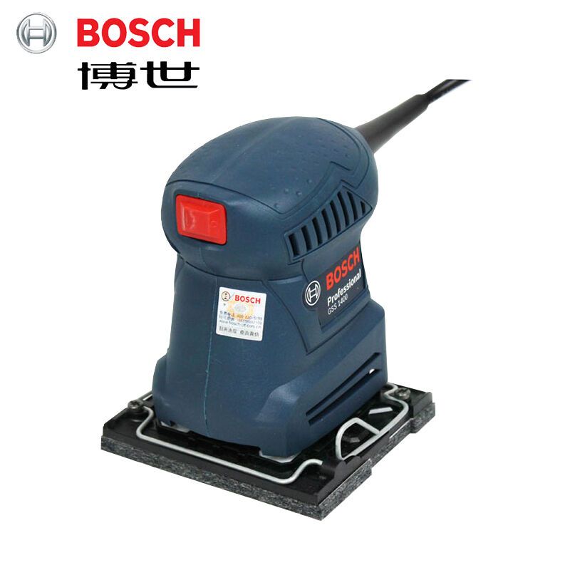 博世BOSCH打磨机 砂光机平板砂纸抛光机 木工打磨机 GSS1400 蓝色