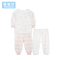苏宁自营婴姿坊男女童和尚袍三件套 粉红粉绿52-66cm