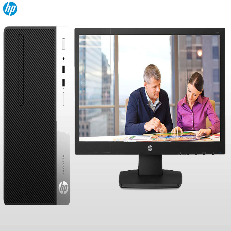 惠普(hp) ProDesk480G4MT 台式电脑整机 21.5寸(i5-6500 8G 1TB 无系统 黑)