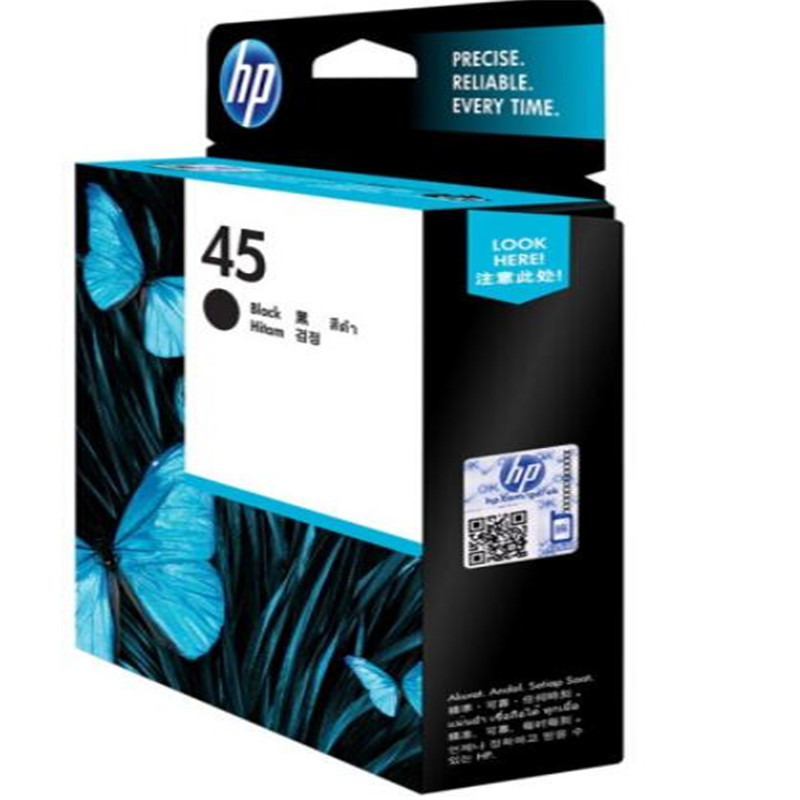 惠普HP 45 号黑色墨盒高清大图