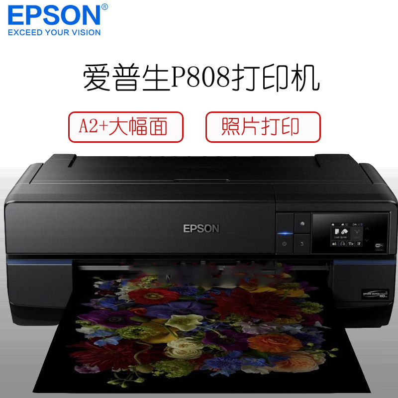 爱普生(Epson) P808 A2+幅面9色专业照片打印机