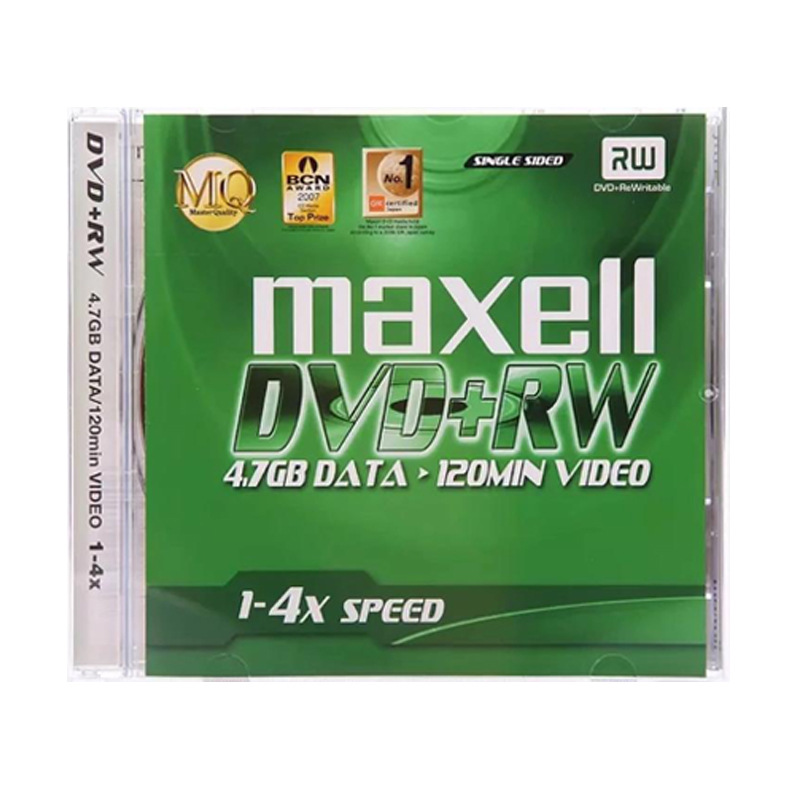 麦克赛尔maxell 4.7G DVD+RW 刻录光盘