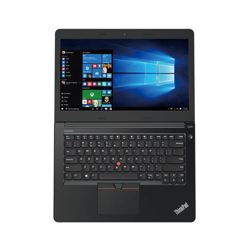 联想ThinkPad E475-02CD 14英寸轻薄笔记本电脑 ( A6-9500B 4GB 500GB Win10)图片
