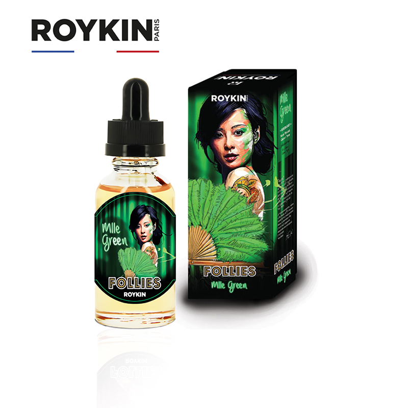 CITY VAPE Roykin FOLLIES 法国原装进口 高端电子烟油 综合水果美食系列- 绿色麦尔小姐 30ml高清大图