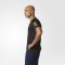 adidas 阿迪达斯 跑步 男子 跑步短袖T恤 黑 BS3281