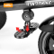 besrey贝思瑞BR-706S儿童顶棚三轮脚踏车 携带轻便 避震钛空轮 可折叠脚踏板 600D亚麻布、高碳钢材质