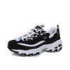 Skechers斯凯奇D'lites 黑白熊猫鞋情侣款男女运动潮鞋 99999720/B-KW