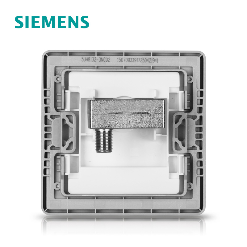 西门子(SIEMENS)开关插座 睿致钛银系列宽频电视插座5UH81323NC02