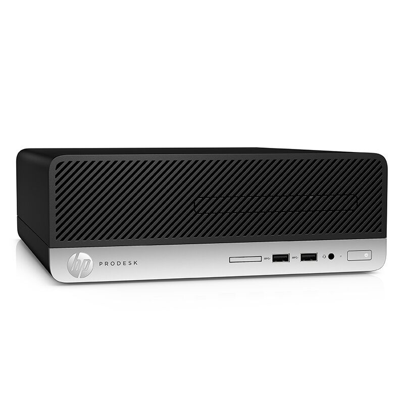 惠普(HP)400 G4 SFF 台式电脑 i3-7100 4G 1TB 集显 无系统 DVDRW 三年 21.5寸高清大图