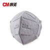 CM朝美 无呼吸阀 口罩 6002A-2 灰色 (只)